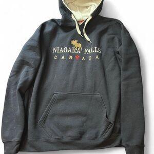 Niagara Falls Canada Black Hoodie